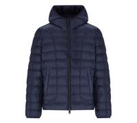Diesel Mens Plain Hooded Jacket (Navy Blue) - Size Medium