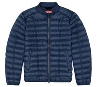 Diesel Mens Plain Navy Blue Padded Jacket - Size 2XL