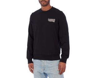 Diesel Mens Printed crewneck sweatshirt A08684-40HAYT men - Black - Size 2XL