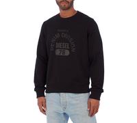 Diesel Mens Printed crewneck sweatshirt A12242-2RIAJH men - Black Cotton - Size X-Small