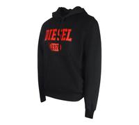Diesel Men's Red 1978 Logo Black Hoodie | Size: Small Diesel Black S