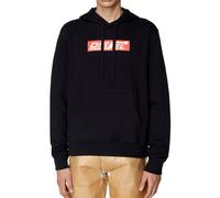 Diesel - Mens Regular Fit Logo Hooded Sweater Hoodie - S-GINN-HOOD-HS1
