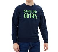 Diesel - Mens Regular Fit Logo Sweatshirt Dark Blue - S-GIRK-J3