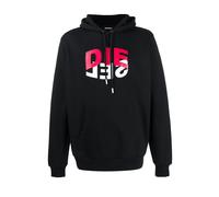 Diesel - Mens Regular Fit Logo Sweatshirt Hoodie Pullover Black - S-GIRK-HOOD-N1