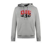Diesel - Mens Regular Fit Logo Sweatshirt Hoodie Pullover Black - S-GIRK-HOOD-N1