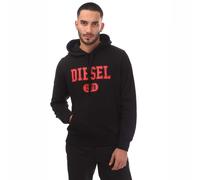 Diesel Mens S-Ginn 1-B Hoodie in Black Cotton - Size Large