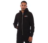 Diesel Mens S-Ginn-Hood-Zip-Div Hoodie in Black Cotton - Size X-Small