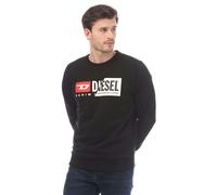 Diesel Mens S-Girk Cuty Felpa Hoodie - Black - Black - S