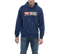 Diesel men's S-GIRK-HOOD-CUTY hoody hooded shirt (UK, Alpha, XXL, Regular, Regular, Blue)