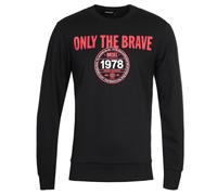 Diesel Mens S-Girk K13 Black Sweatshirt Cotton - Size Large