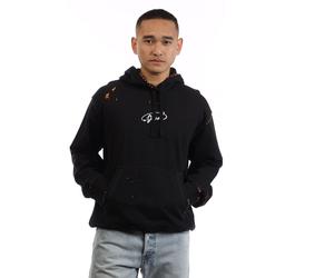 Diesel Mens S-Macs Cotton Hooded Relaxed Fit HoodieM Black GT19253