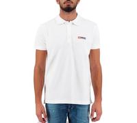 Diesel - Men's Short-Sleeved Logo Polo Shirt T-Shirt White - T-Weet-Split, White, L