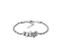 Diesel Men's Silver tone Stainless steel with lobster clasp closure bracelet