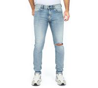Diesel - Mens Skinny Fit Low Waist Destroyed Look Stretch Jeans - SLEENKER-R