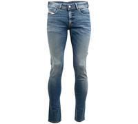 Diesel Mens Sleenker Fadeded Blue Skinny Jeans - Size 40W/32L