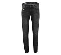 Diesel Mens Sleenker Jeans - Black Denim - Black Denim - 27S - 96% Cotton/3% Elastomultiester/1% Elastane