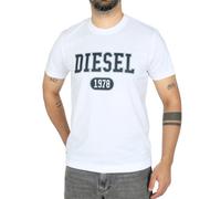 Diesel - Mens Slim Fit Crew Round Neck Logo T-Shirt - T-DIEGOR 1-A