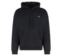 Diesel Mens Small Logo Black Hoodie Cotton - Size Medium