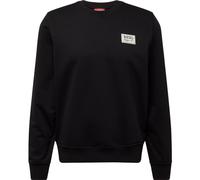 Diesel Mens Small Patch Logo Black Sweatshirt Cotton - Size Small