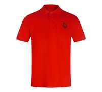 Diesel Mens Small Triangular Logo Red Polo Shirt Cotton - Size Large