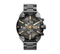 Diesel Spiked Watch for Men, Quartz Chronograph Movement with Stainless Steel Strap