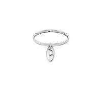 Diesel Men's Stainless Steel Band Rings, 11.5, Silver tone