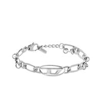Diesel Men's Stainless Steel Oval D Chain Bracelet