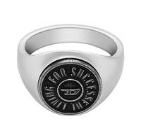 Diesel Men's Stainless Steel Signet Rings