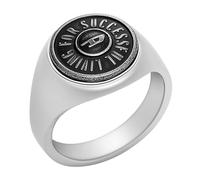 Diesel Men's Stainless Steel Signet Rings