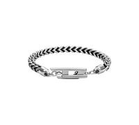 Diesel Men's Stainless Steel Toggle clasp closure Bracelet Gray Silver