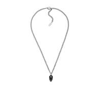 Diesel Men's Stainless Steel with lobster clasp closure necklace Matte Silver