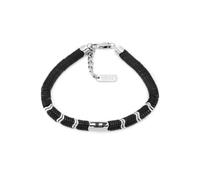 Diesel Men's Stainless Steel with lobster hook or fold over closure bracelet Roman silver