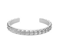Diesel Men's Stainless Steel with lobster hook or fold over closure bracelet Silver Tone