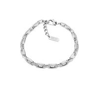 Diesel Men's Stainless Steel with lobster hook or fold over closure bracelet Steel Grey