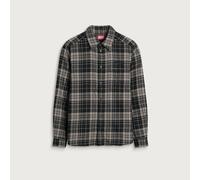 Diesel Men's Stone Washed Check Shirt Black IT 50