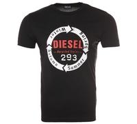 Recycled Styles Logo Black T-Shirt Diesel Black M