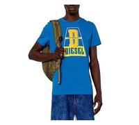 Diesel Mens T-diegor T Shirt D Top Quality Blue
