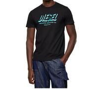 Diesel Men's T-DIEGOS-A5 T-Shirt Round Neck Short Sleeve Black