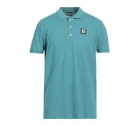 Diesel Mens T-Harry Zip Neck Polo Shirt - Blue - S - Blue