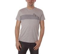 Diesel Men's T-Joe-QF T-Shirt Round Neck Short Sleeve Grey