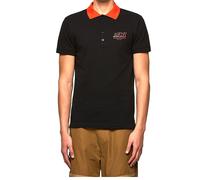 Diesel Men's T-RANDY-NEW-A1 T-Shirt Polo Shirt Short Sleeve Black