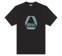 Diesel Mens T-Shirt - Black Cotton - Size Small