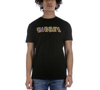 Diesel Mens T-Shirt Diegor K52 Black Cotton - Size Large
