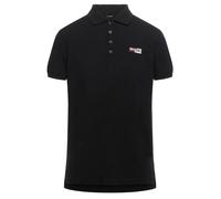 Diesel Mens T-Weet-Spilt Black Polo Shirt Cotton - Size 3XL