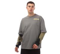 Diesel Mens T-Wesher-N3 T-Shirt in Grey Cotton - Size X-Small