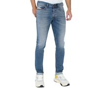 Diesel Mens Thommer-X Faded Blue Slim Jeans - Size 38W/32L