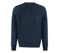 Diesel Mens Total Eclipse Distressed Logo Raglan Sweatshirt SY3964