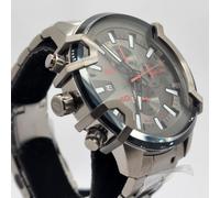 DIESEL MEN'S WATCH GRIFFED SILVER STAINLESS STEEL DZ4586