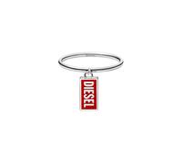 Diesel Metamorph Font Men's Silver-Tone Stainless Steel Ring, DX16189314.5