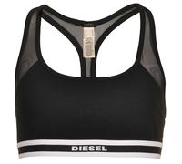 Diesel MILEY Cotton Stretch Mesh Bralette, Black - XS